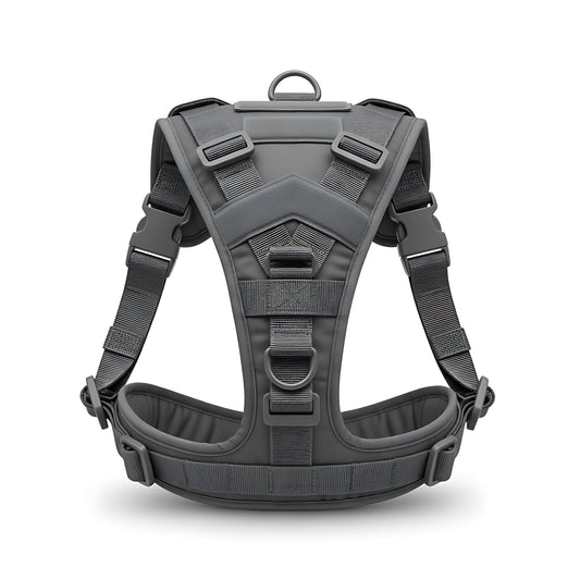 Anti Pull Tactical Dog Harness for Large Dogs with Adjustable Heavy Duty Control