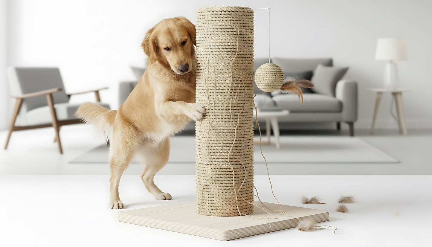 Durable Cat Scratching Post with Sisal Rope (Furniture Protection)