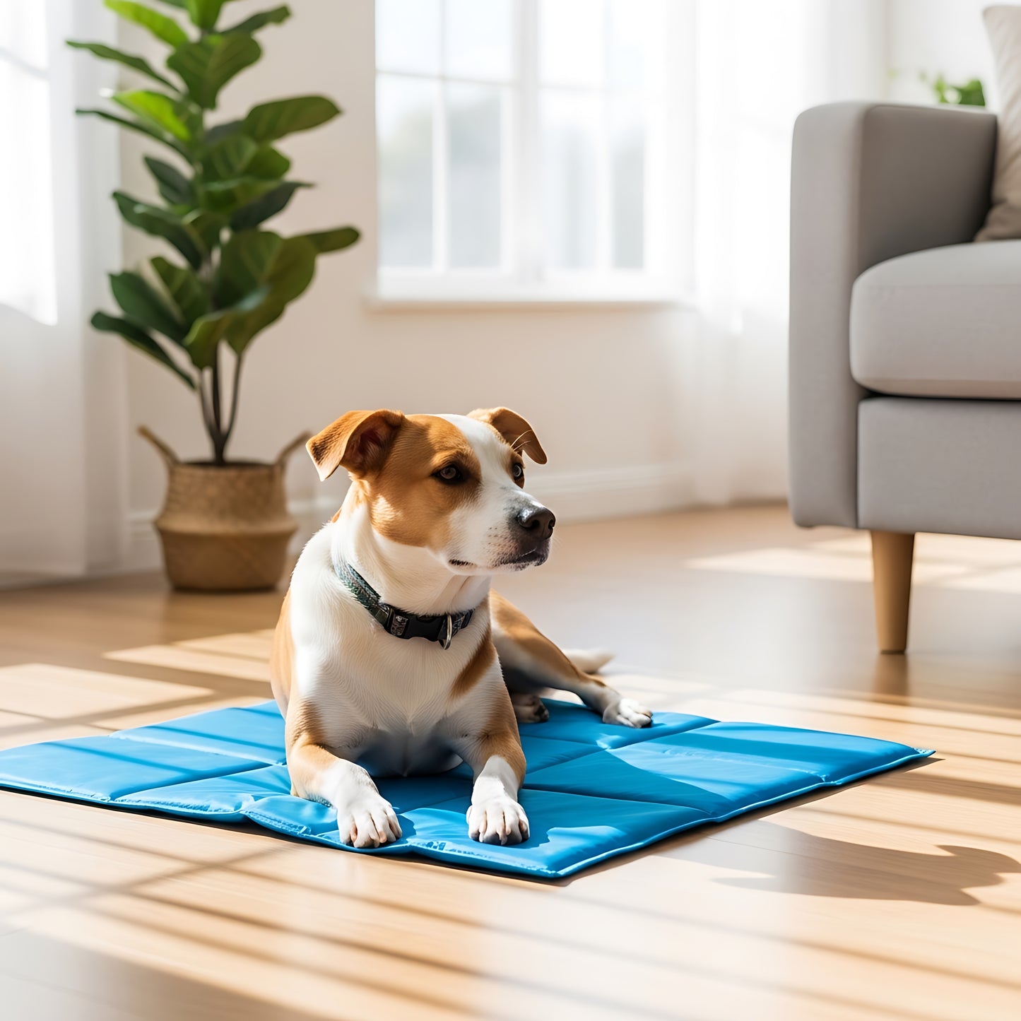 Cooling Pet Mat Summer Dog and Cat Bed Breathable Washable Pet Pad for Heat Relief