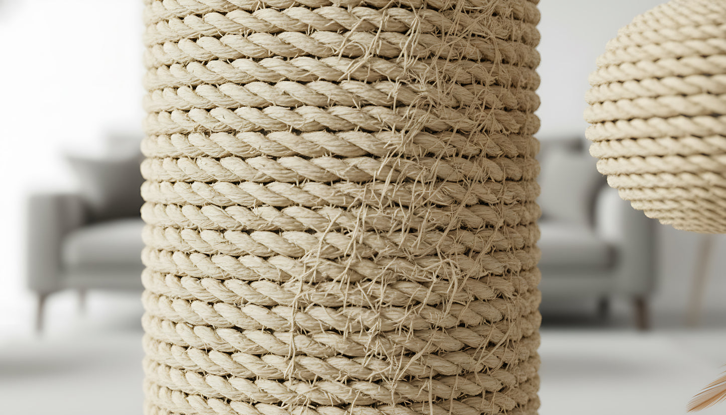 Durable Cat Scratching Post with Sisal Rope (Furniture Protection)