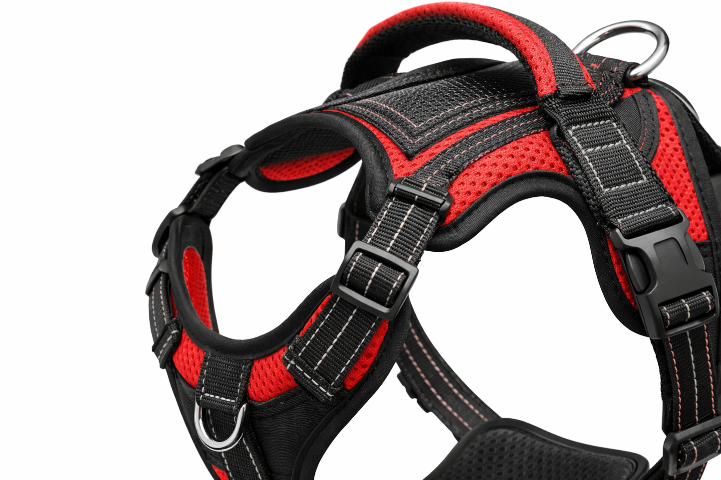 No-Pull Adjustable Dog Harness – Breathable Mesh & Reflective