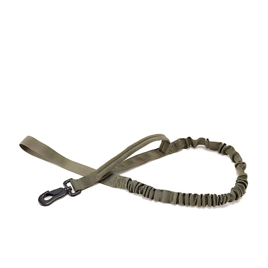 Tactical Military Dog Collar & Leash Set – Heavy Duty Adjustable Nylon Lead with Shock Absorption