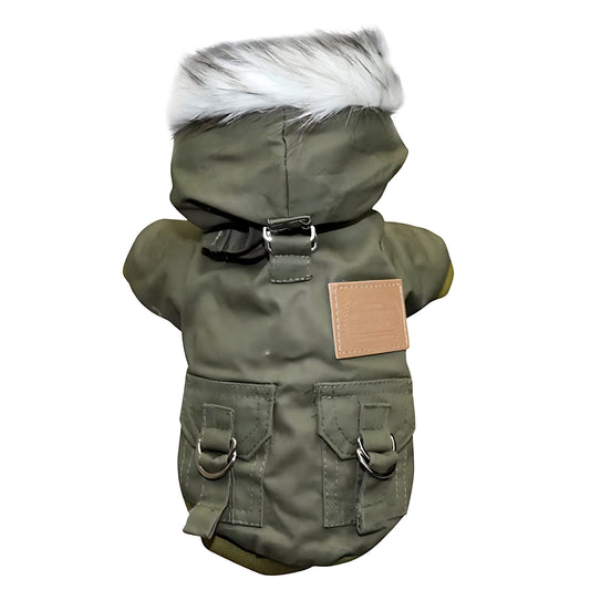 Winter Puppy Dog Coat – Thick Warm Hoodie Jacket for Small & Medium Dogs
